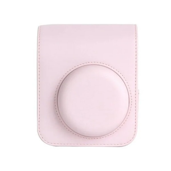 Kameraväska för Instax Mini 12, Resväska PU Läder Mjuk Axelväska
