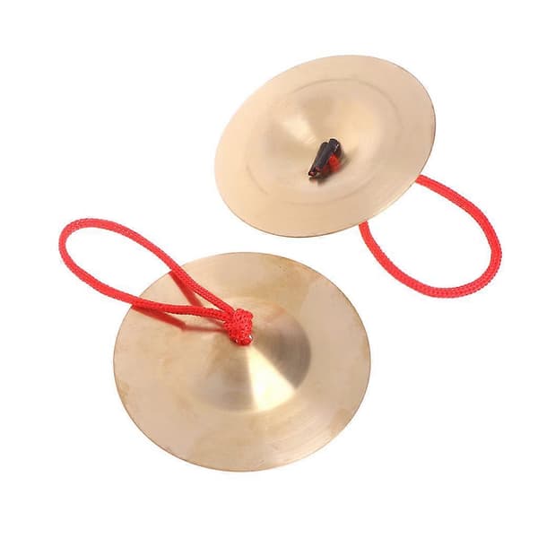Handcymbaler i koppar slagverk Orff-instrument barnpresent leksaker tidig utbildning