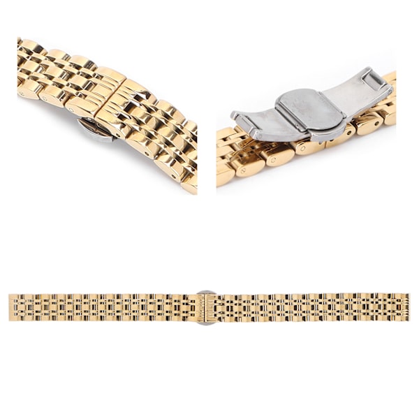 Stainless Steel Watchband Exquisite Fashionable Replacement Watch Strap Accessory12mm / 0.47in