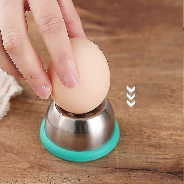 Eggestikker i rustfritt stål, eggestikker, hullseparator, bakeri-egghullstanser, eggestikker for hardkokt egg - 1 stk