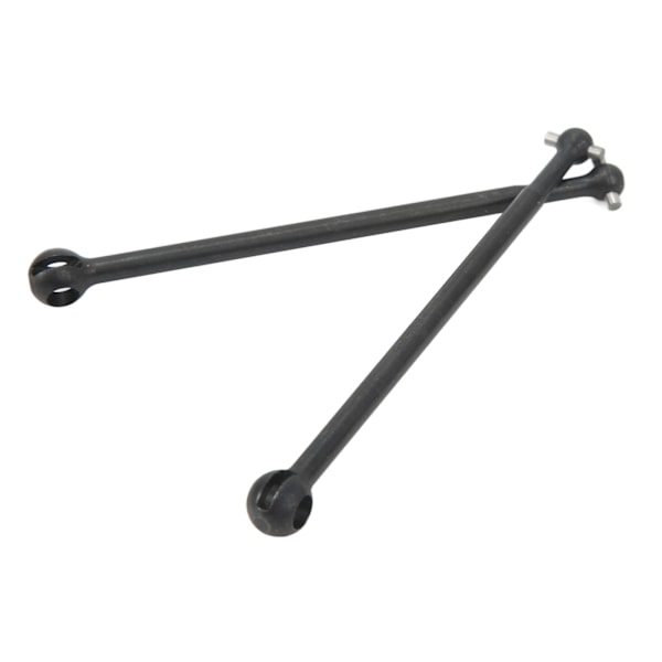 2 st Främre Bakre CVD Drivaxel Effektivt Kraftöverföringssystem RC Stål Drivaxel för 1/7 RC Bil Svart