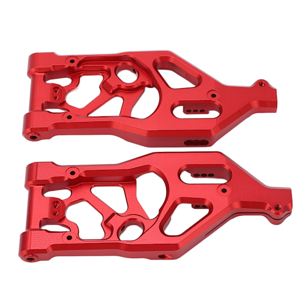 Ett par RC främre nedre armar Aluminiumlegering RC Nedre främre fjädringsarmar för ARRMA 1/5 Röd
