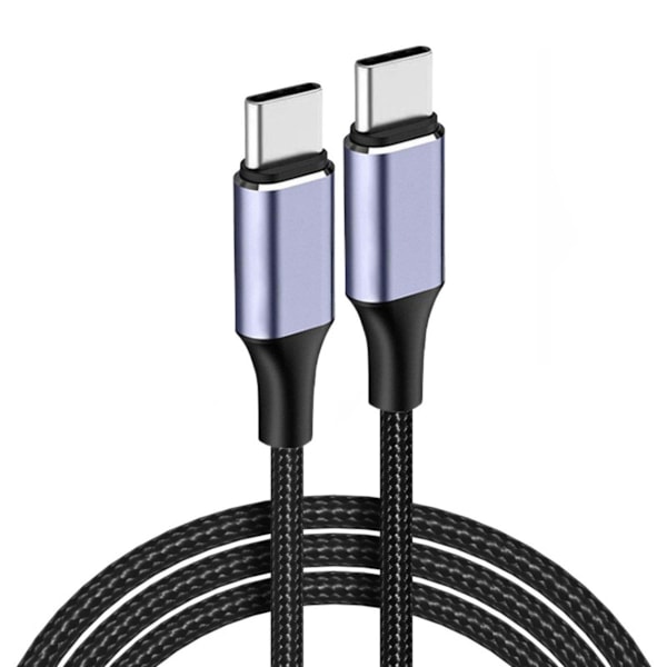 C till C datakabel 100W snabbladdningskabel typ-c till typ-c dubbelhuvud snabbladdning PD datakabel 100W
