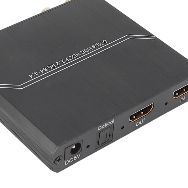 HD Multimedia Interface Extractor 4K 60Hz HD Multimedia Interface Splitter med Volymkontroll för PS5 DVD-spelare