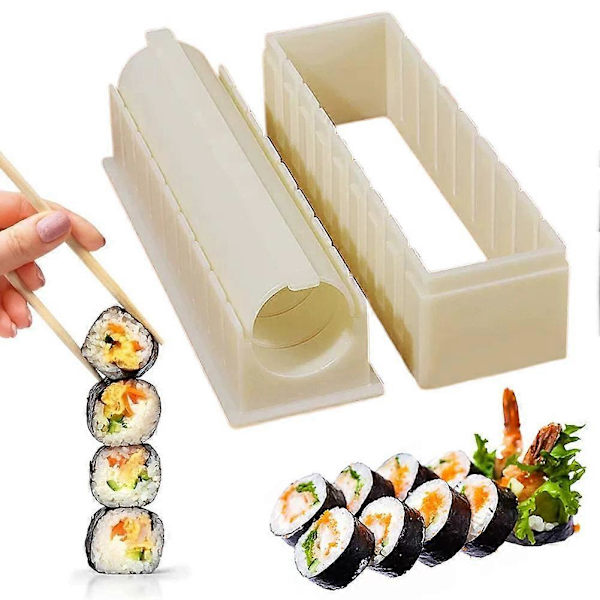 Sushiformset - 3 st risbollsformar för hemlagad sushi och onigiri Round 3pcs