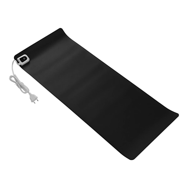 Uppvärmd Musmatta PU Läder Varmt Skrivbordsunderlägg 31x13in Uppvärmd Gaming Musmatta för Kontor Sovsal 100‑240V