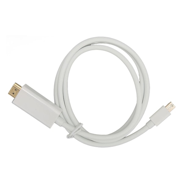 Mini DisplayPort till HD Multimedia Interface Adapter Professionell Hane till Hane Mini DisplayPort Adapterkabel för Monitor Projektor Vit 3m/9.8ft