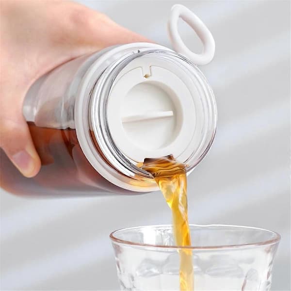 Cold Brew Coffee Maker Travel Mug with Soft Silicone Handle Portable Iced Coffee & Tea Infuser