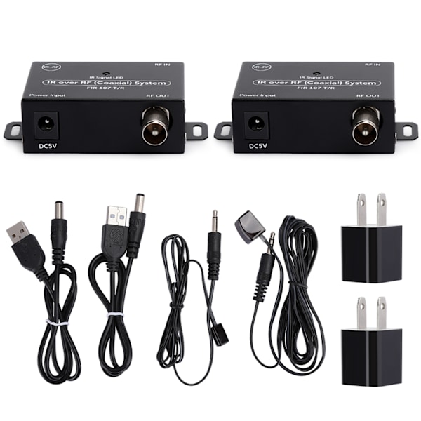 Infraröd IR-förlängare över radiofrekvens fjärrkontroll repeater system kit (US 110-240V)