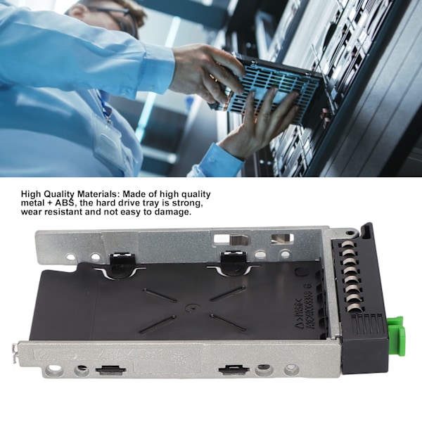 Hårddiskfack 2.5in Silver Svart SAS SATA HDD-fack Caddy för Fujitsu för Primergy RX600 RX300 RX90