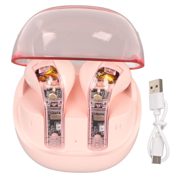 Språköversättare Hörlurar Stödjer 144 Online Språk Bluetooth 5.3 Översättare Hörlurar Trådlös Översättningsenhet Rosa