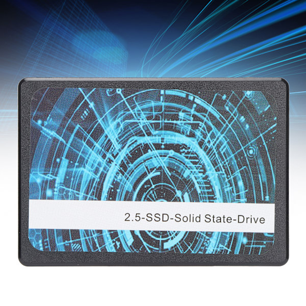 BU KING 2.5 tum SSD Svart Höghastighets Plast Hårddisk för Stationära Datorer Laptops PC16GB