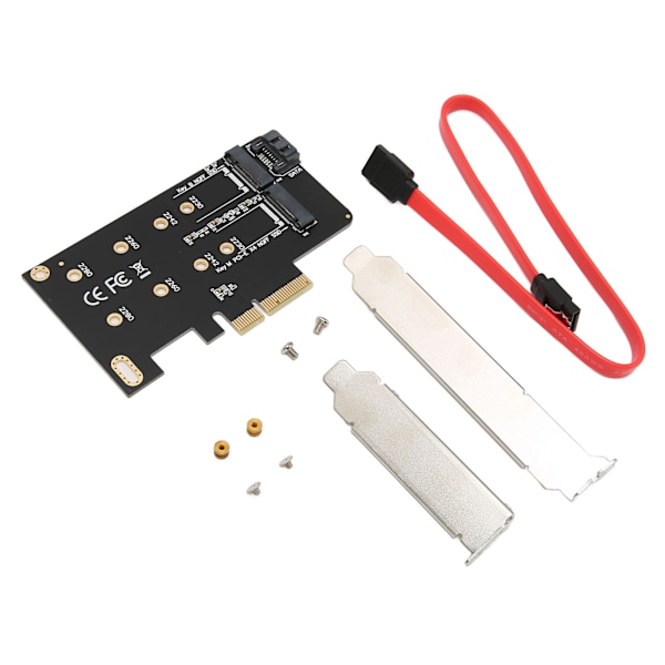 M.2 till PCIe Adapterkort NGFF M.2 till PCIE X4 6Gbps Höghastighets SSD Adapterkort för Stationär Dator Laptop