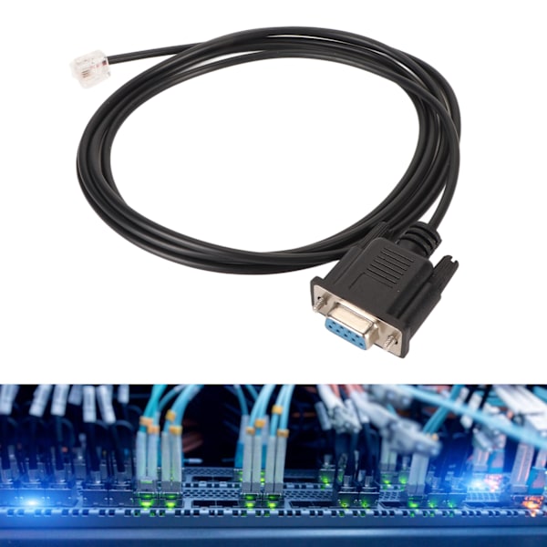 RS232 DB9Pin Hona till RJ11 RJ12 6P6C LAN Nätverk Seriell Konsolkabel för Sevo Drive för Leadshine Stepper Enheter