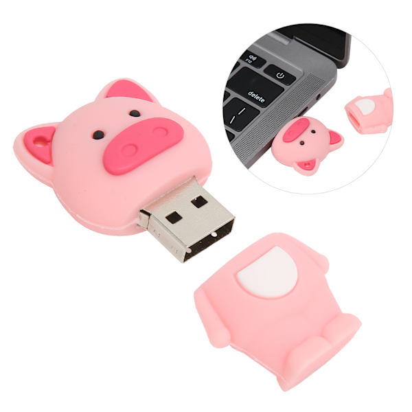 Tecknad Djurformad USB-sticka Hemmakontor Härlig USB-minne för Datalagring