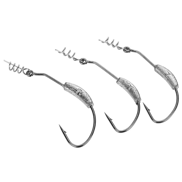 25 st Fjäder Jigg Crank Bait Fiskekrok med Extra Vikt Tillbehör