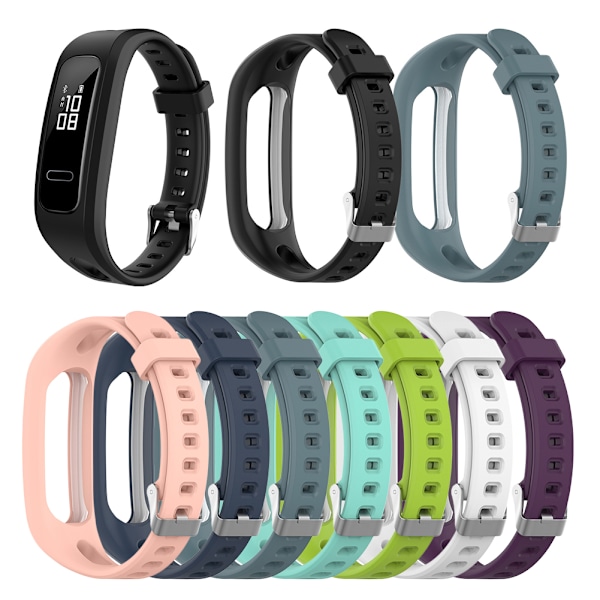 Silikon Armbandsrem för Huawei Honor Band 4 Running Version för Huawei Band 3e Band 4e Smart Watch Armbandsbyte