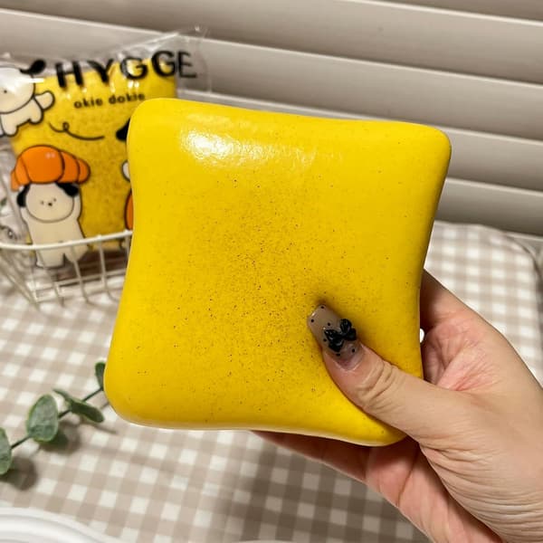Brød Smør Squishy, Langsomt Stigende Squishy, Strømpefyld, Stressbolde, Stresslindring & Fidget Legetøj til ADHD, Festgave,[TT]