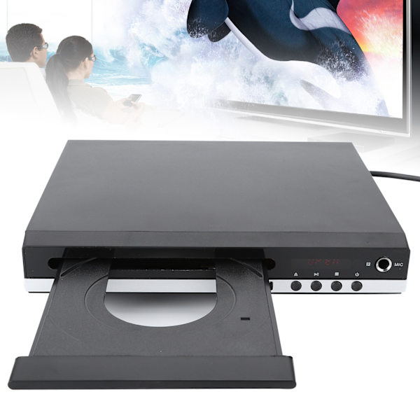 USB DVD-spelare för hemmet Multimedia Digital DVD TV Stöd HDMI CD SVCD VCD MP3 100‑240V