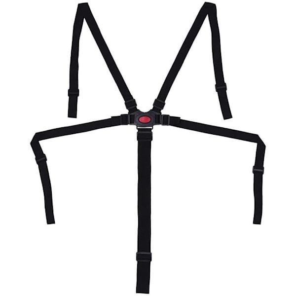 Viktig Säkerhetssele för Bebisar, Justerbar 5-punktsrem för Barnstol och Barnvagn, Slitstark Nylon för Fullständigt Skydd med Lättviktig Vikbar Design