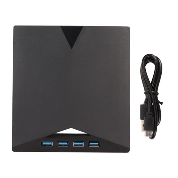 Extern CD DVD-enhet Typ C USB3.0 7 i 1 DVD-spelare Portabel CD DVD-brännare Extern Optisk Enhet för Laptop Desktop PC