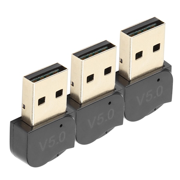 3 st Bluetooth Låg Energiförbrukning Trådlös USB-adapter Portabel Dubbellägesöverföring