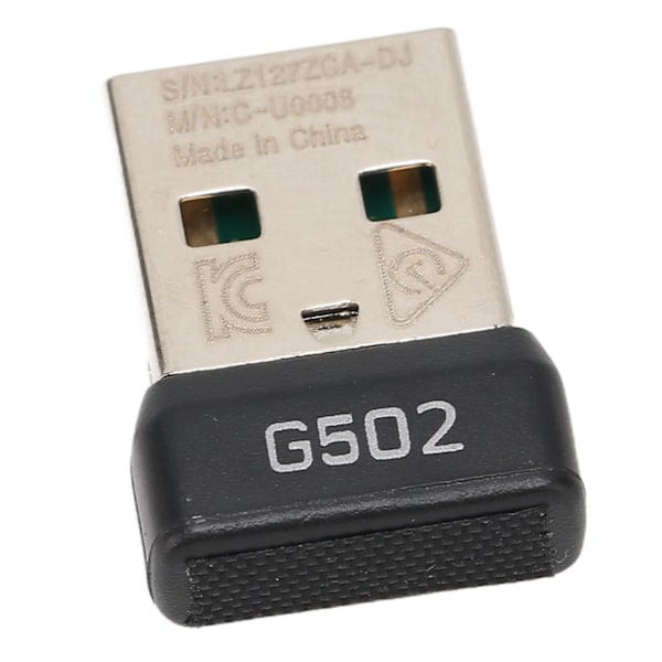 USB-mottaker 2.4GHz Trådløs Stabil Signal Liten Bærbar Slitesterk ABS Metall Musadapter for G502 LIGHTSPEED Mus