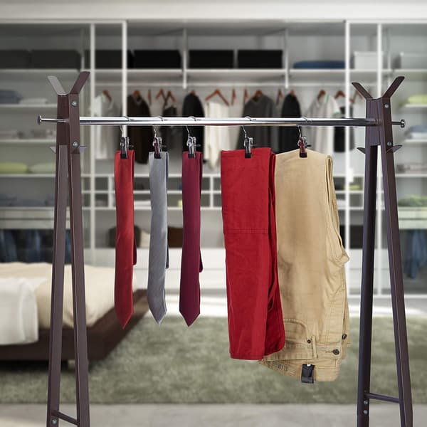 14 Portable Laundry Hooks, Non-Slip Metal Boot Hangers, Easy Handling
