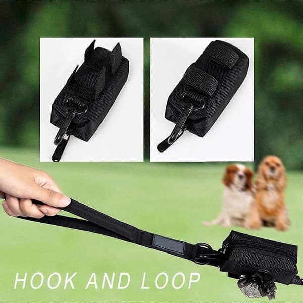 2-pack hundbajspåsedispenser, hundbajspåsedispenser, hundavfallspåsedispenser, svart[D]
