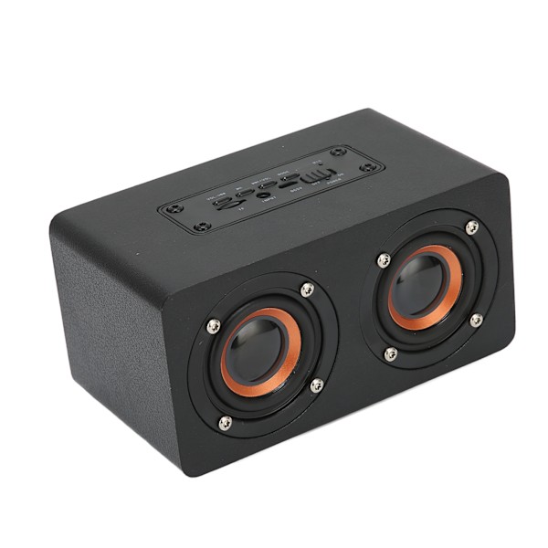 Bluetooth-högtalare Stilren Multifunktionell Träimitation Bluetooth-högtalare för Hem KTV Fest