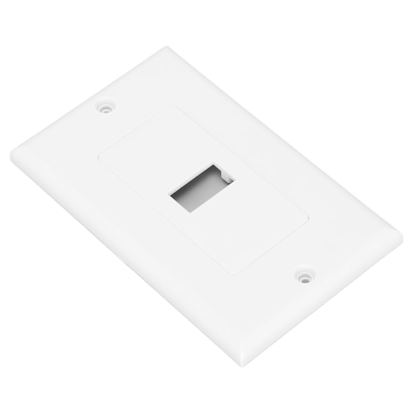 2 st HD Multimedia Interface Väggplatta 4K Enkel Installation AV Väggplatta med Kabel för Hemma Bio