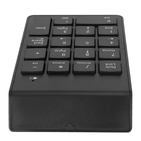Trådlösa Bluetooth-numeriska tangentbord 18 U-formade tangenter 10 m anslutningsavstånd Lågt brus Mini numerisk tangentbord för bärbar dator PC