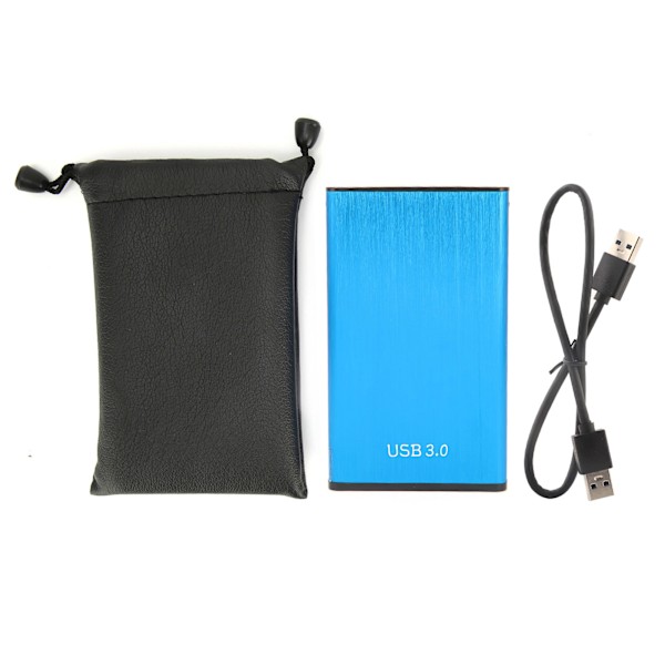 Mobil Hårddisk Blå USB3.0 Notebook Desktop Datortillbehör GK18 2.5in 50‑130M/S