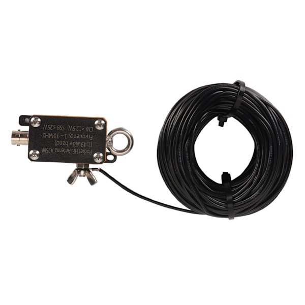 Bärbar HF Ändmatad Antenn 1‑30MHZ FE8 CW SSB 1:49 Balun Kortvåg Fick Ändmatad Radioantenn För Utomhusbruk