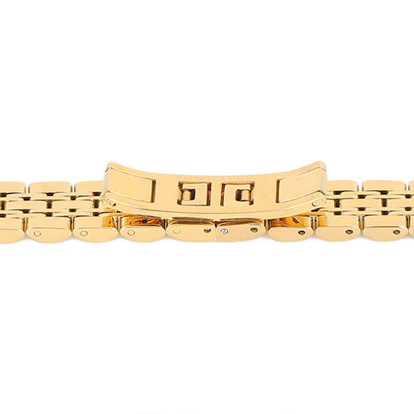 10mm rostfritt stålarmband ersättning klockarmband rem tillbehör för urmakare (guld)