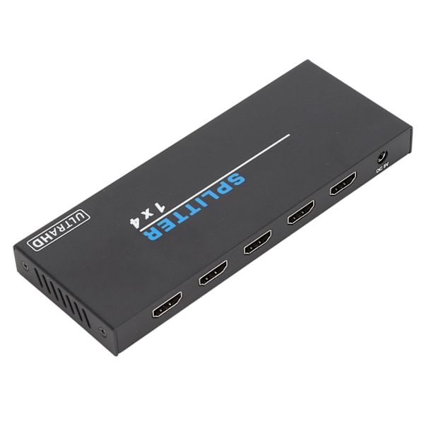 1 till 4 HD Multimedia Interface Splitter 4K 18Gbps Högupplöst HD Multimedia Interface2.0 Videoväxlare EU-kontakt
