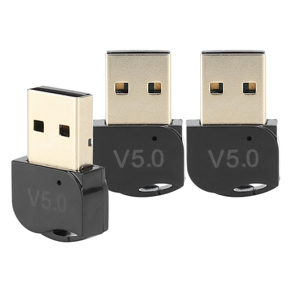 3 st Bluetooth Låg Energiförbrukning Trådlös USB-adapter Portabel Dubbellägesöverföring