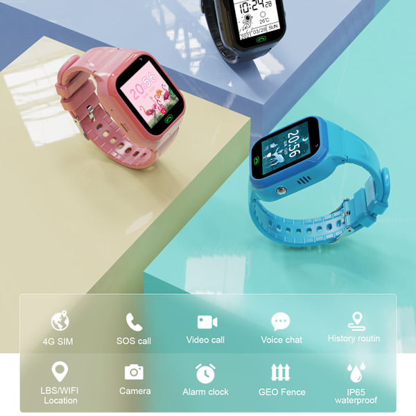 Smartwatch Barn Full Netcom med Betalning Telefon Video