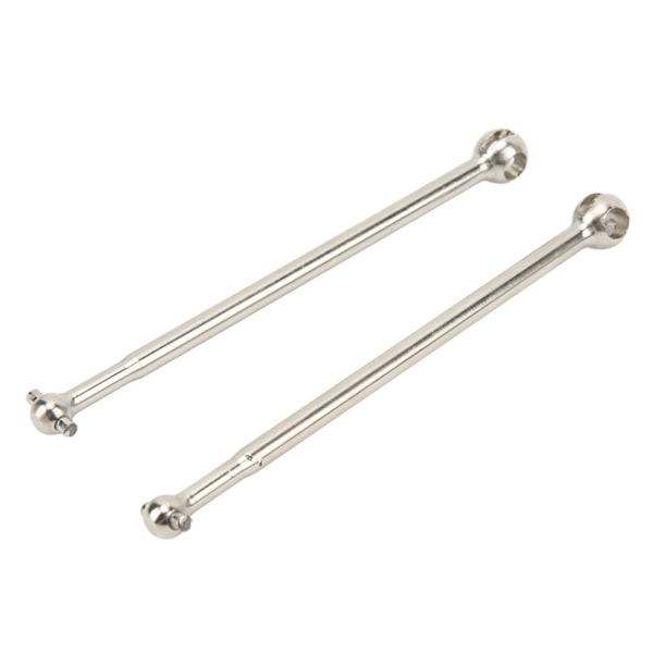 2 st Främre Bakre CVD Drivaxel Effektivt Kraftöverföringssystem RC Stål Drivaxel för 1/7 RC Bil Silver