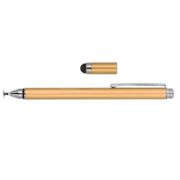 Stylus Penna 2 Funktioner Bekväm Kompakt Portabel Praktisk Touch Pennor för IOS Tablet för Kindle för IPhone Guld