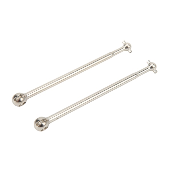 2 st Främre Bakre CVD Drivaxel Effektivt Kraftöverföringssystem RC Stål Drivaxel för 1/7 RC Bil Silver