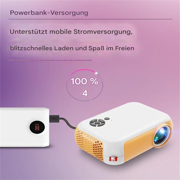 HD 1080P, 1800 lm, stöder Pico Movie