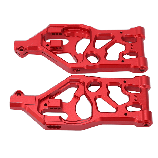 Ett par RC främre nedre armar Aluminiumlegering RC Nedre främre fjädringsarmar för ARRMA 1/5 Röd