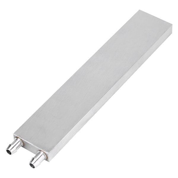 Aluminium CPU Radiator Vattenkylningsblock Flytande Vattenkylare Kylfläns 40*200*12mm