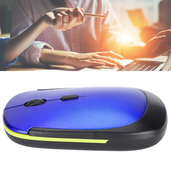 Trådlös Mus 2.4G Ultratunn Mini Optisk Datortillbehör för Notebook Tablet PC