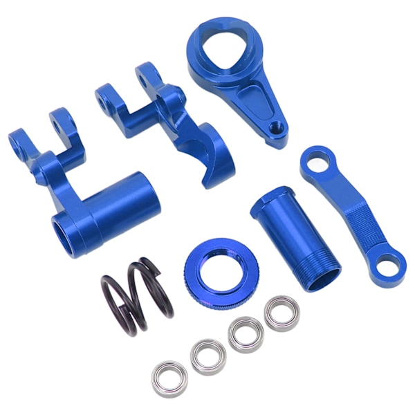 Styrservo Saver Aluminiumlegering Stabil Smidig Drift RC Styrningsenhet för TRAXXAS SLASH 1/10 RC Bil Blå