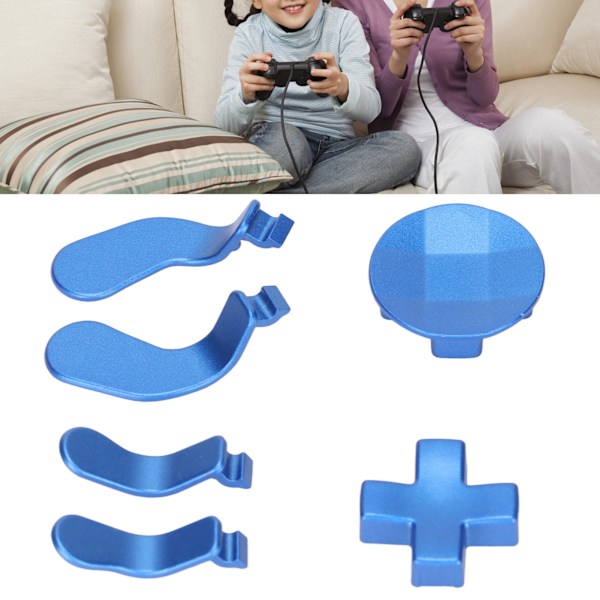 Rostfritt Stål Metall D-Pads Paddlar Ersättningskontroll Tillbehör för Xbox One Elite Series 2