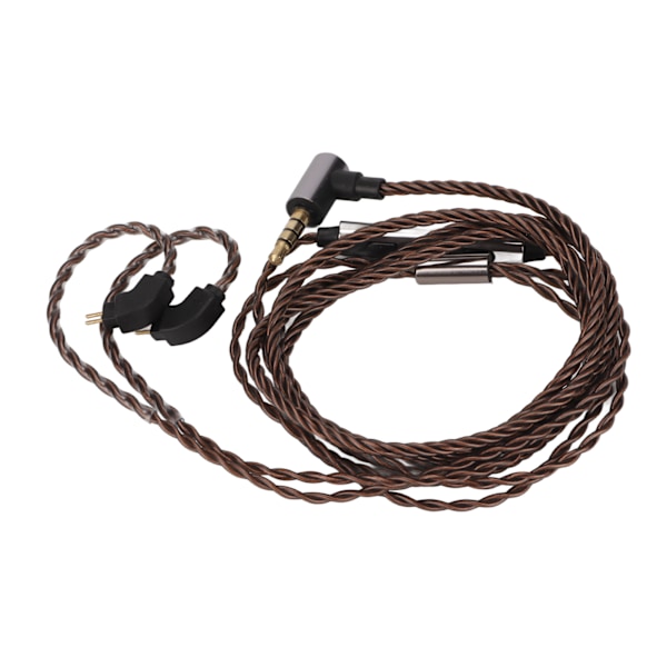 Ersättningskabel för hörlurar med mikrofon för 2-pin 0.78mm hörlurar för Weston 1964 UE3X UE18 W4R