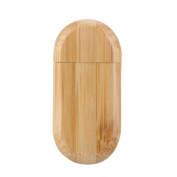 Oval USB 3.0-minnessticka i träskal med låda, U-disk 32GB