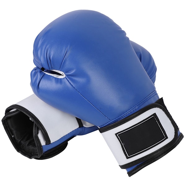 BonSem PU EVA Inre Tränings Sparring Punching Tävlingar Sandsäck Professionella Boxhandskar (Blå)